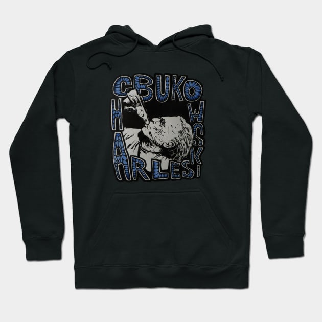 Charles Bukowski Hoodie by AndersHoberg